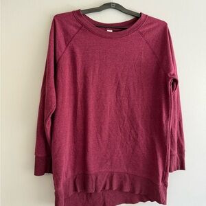 Old Navy Long Sleeve Crewneck Sweatshirt - Burgundy